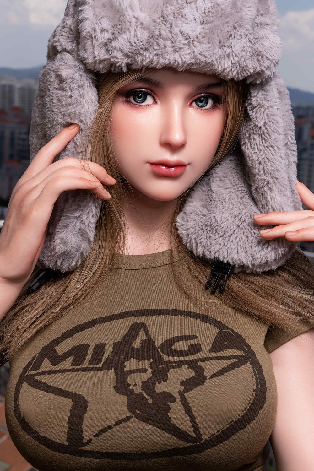 168cm/5ft6 B-Cup European Cute Full Silicone Sex Doll Courtney