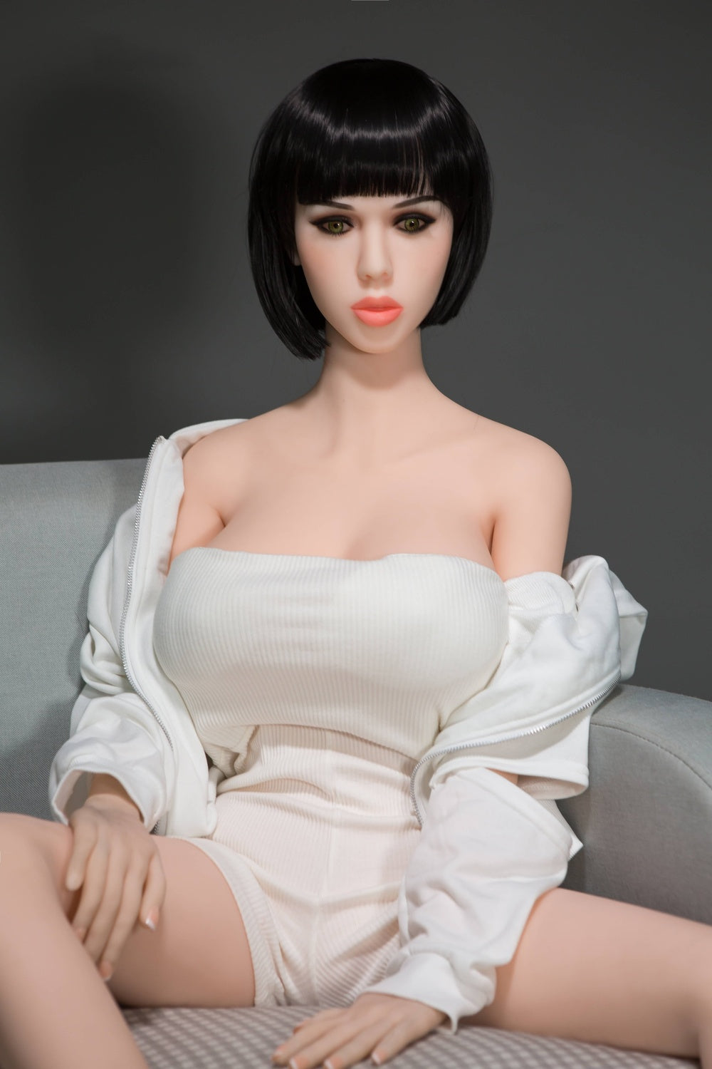 158cm/5ft2 Lifelike Big Boobs TPE Sex Doll June #7