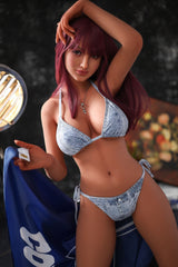 159cm/5ft3 Lifelike Redhead TPE Sex Doll Aurora #78