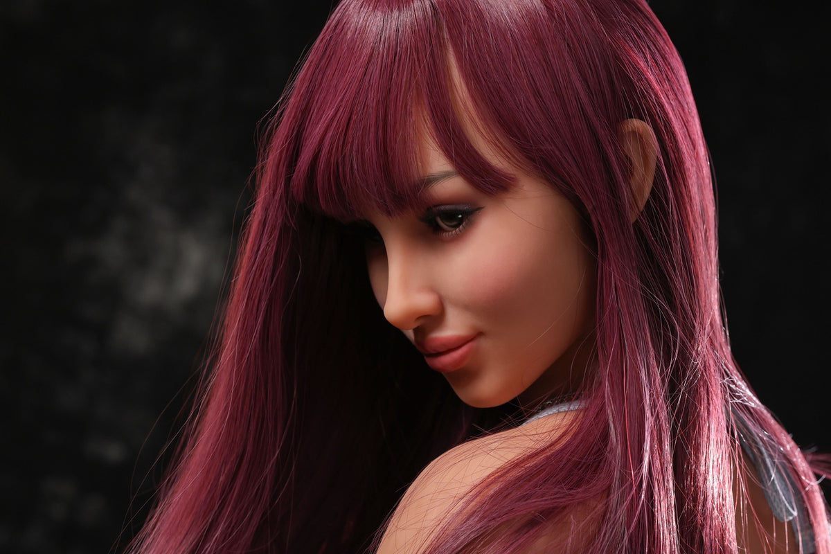 159cm/5ft3 Lifelike Redhead TPE Sex Doll Aurora #78