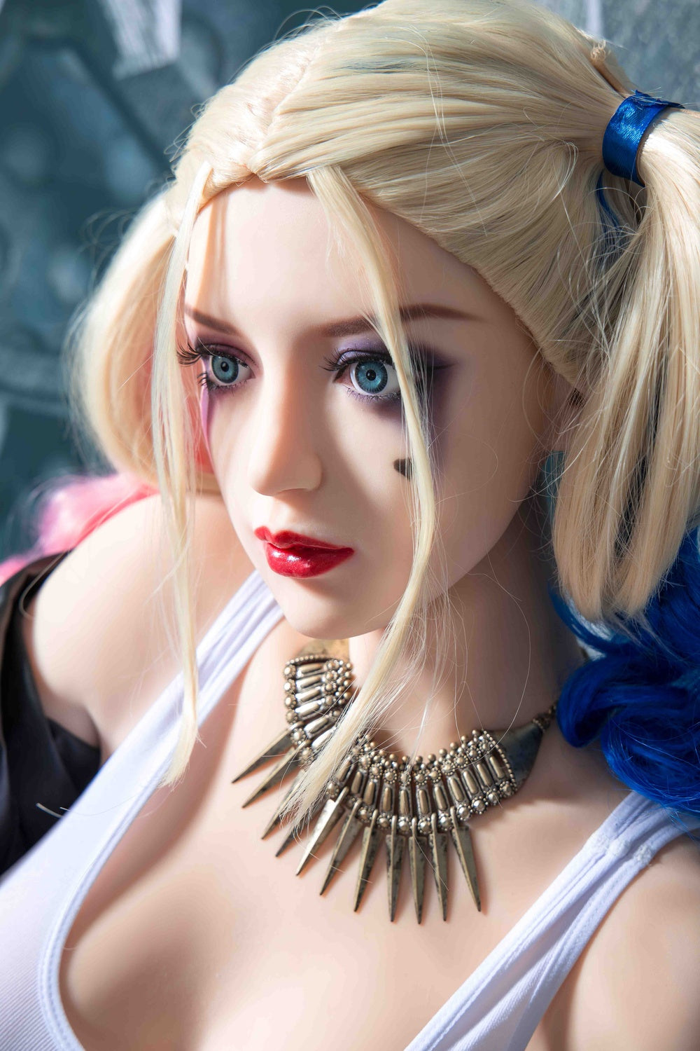 168cm/5ft6 C-Cup Harlequin-Inspired Cosplay TPE Sex Doll Noreen #3