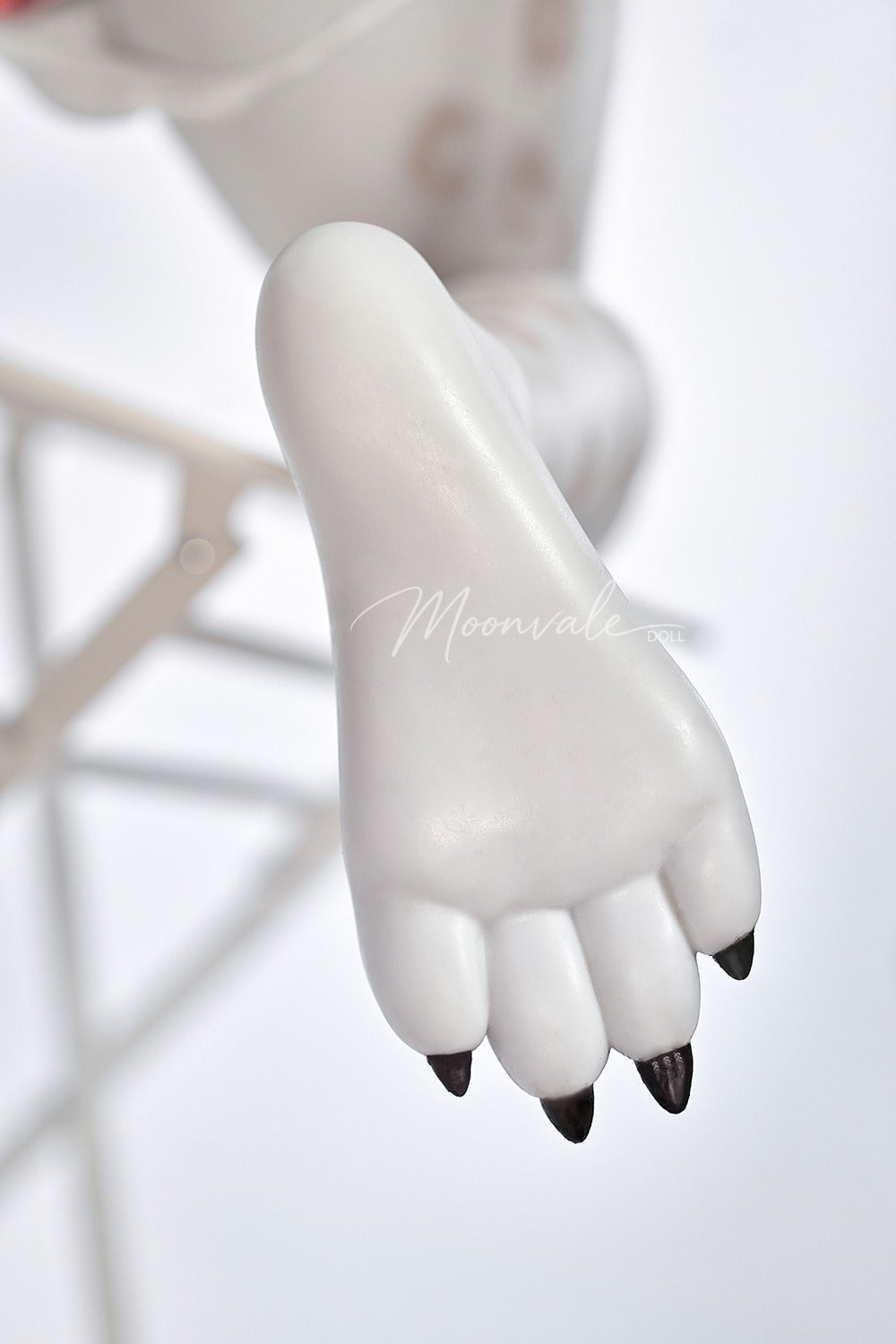 165cm/5ft5 D-cup Full Silicone Furry Sex Doll Velara White