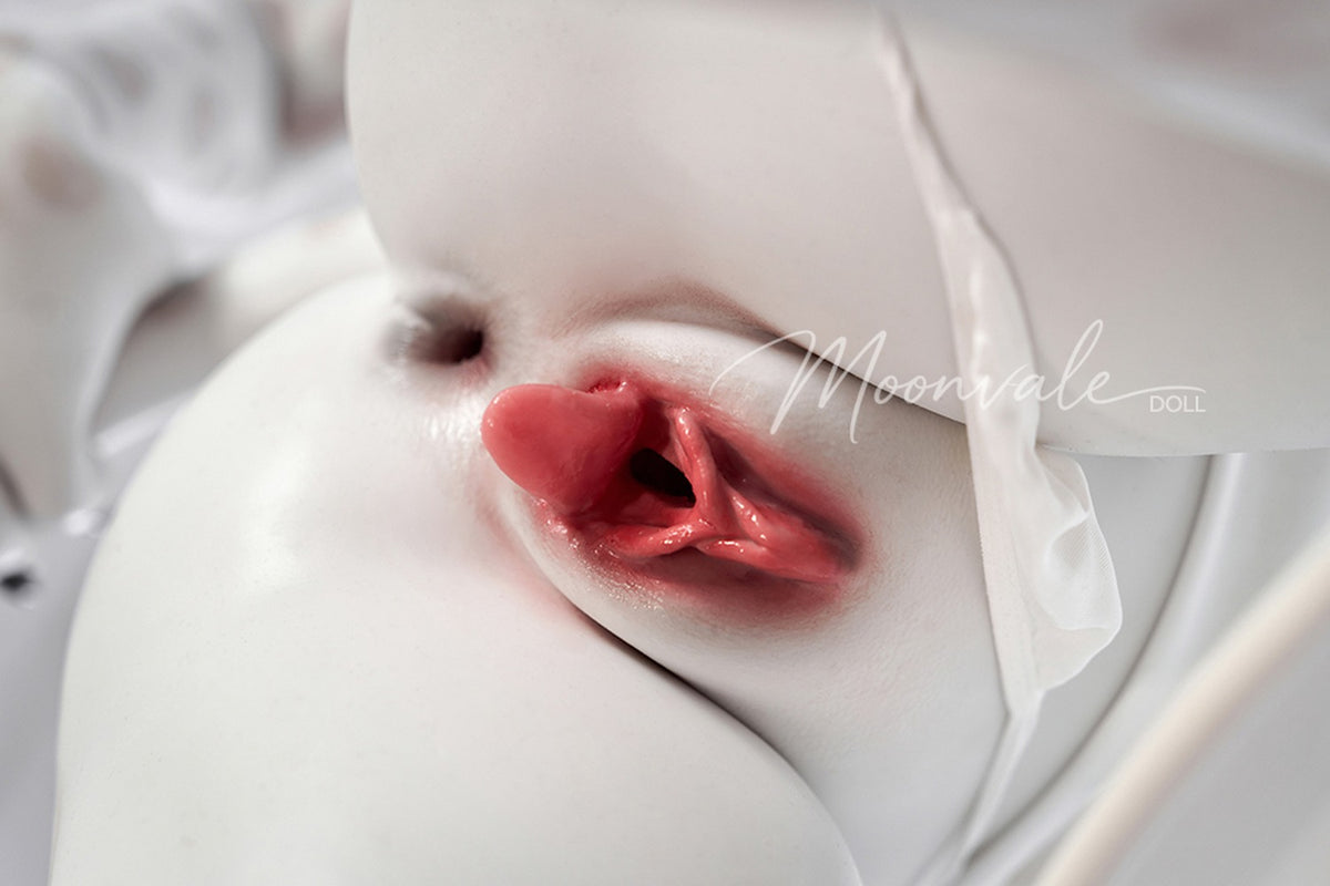 165cm/5ft5 D-cup Full Silicone Furry Sex Doll Velara White