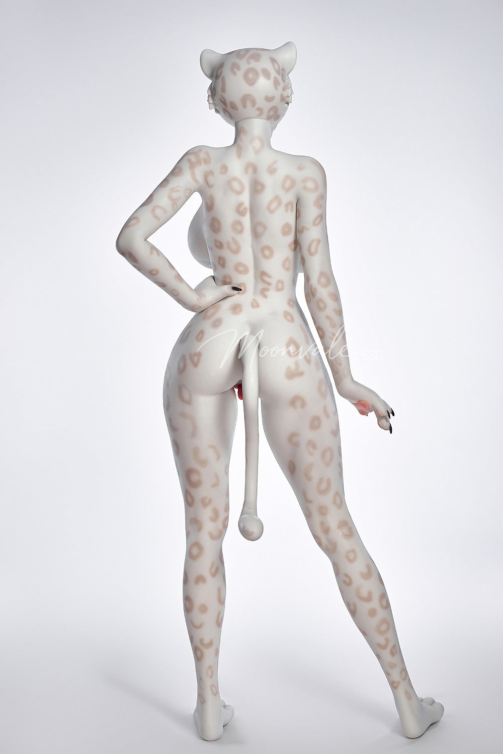 165cm/5ft5 D-cup Full Silicone Furry Sex Doll Velara White