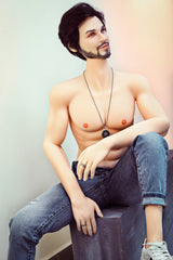 162cm/5ft4 Realistic Hybrid Male Sex Doll with Silicone Head Albert
