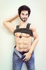 162cm/5ft4 Realistic Hybrid Male Sex Doll with Silicone Head Albert