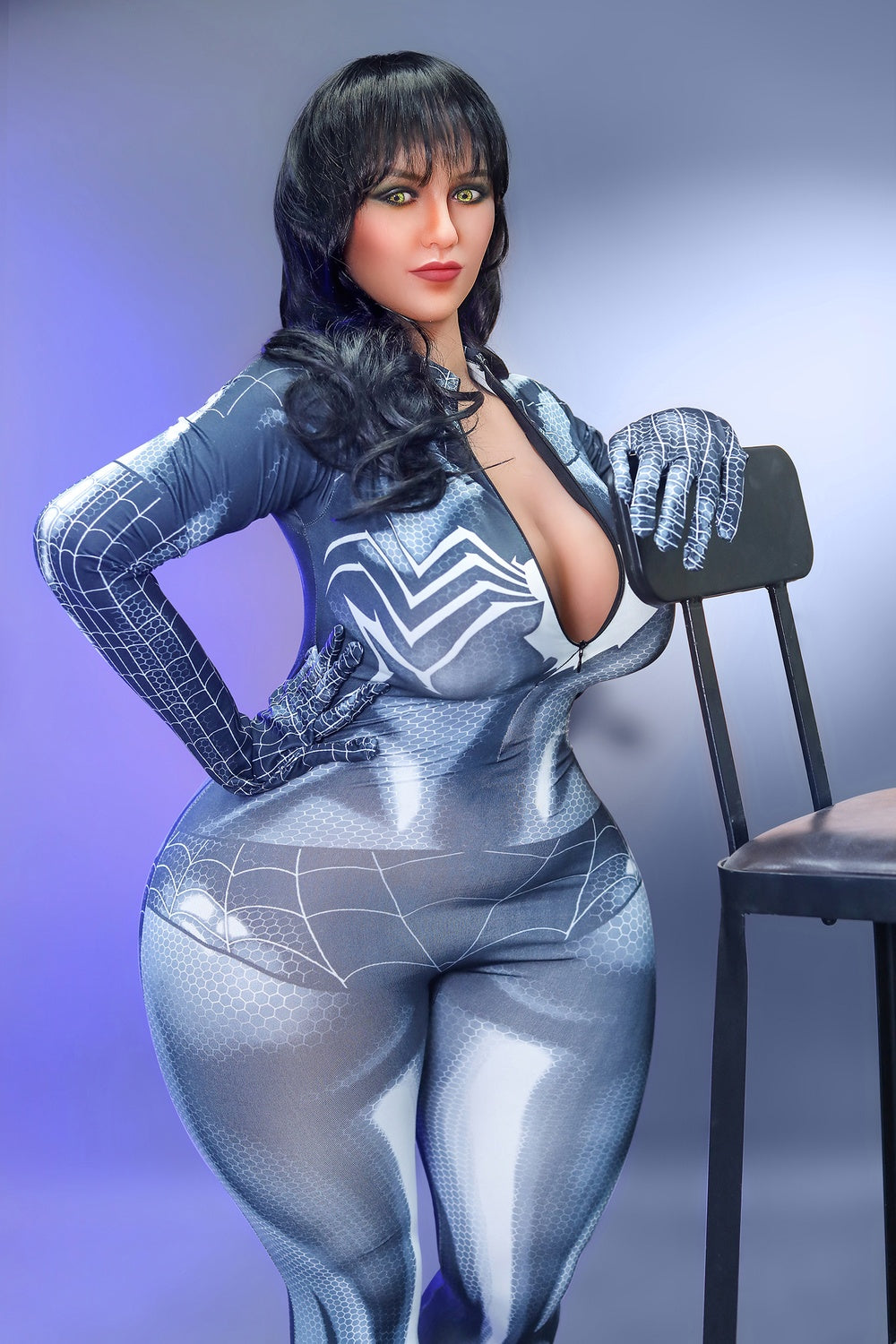148cm/4ft10 E-Cup BBW Thick Thigh Chubby TPE Sex Doll Clara #114