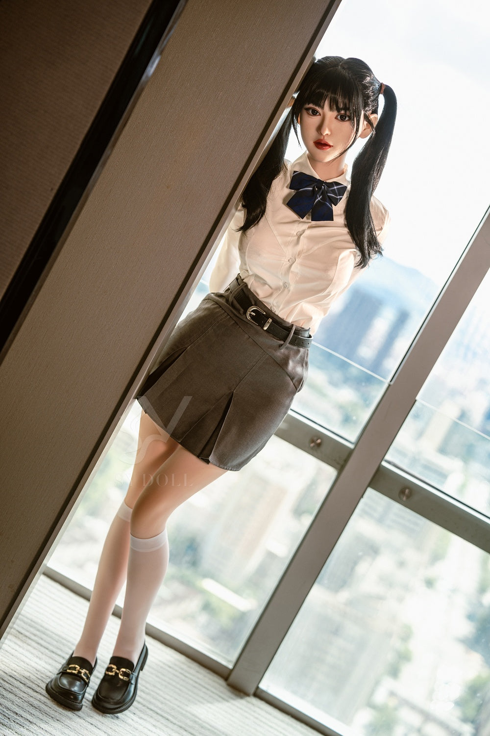 160cm/5ft3 D-Cup Asian Hybrid Sex Doll with Silicone Head Lena #290
