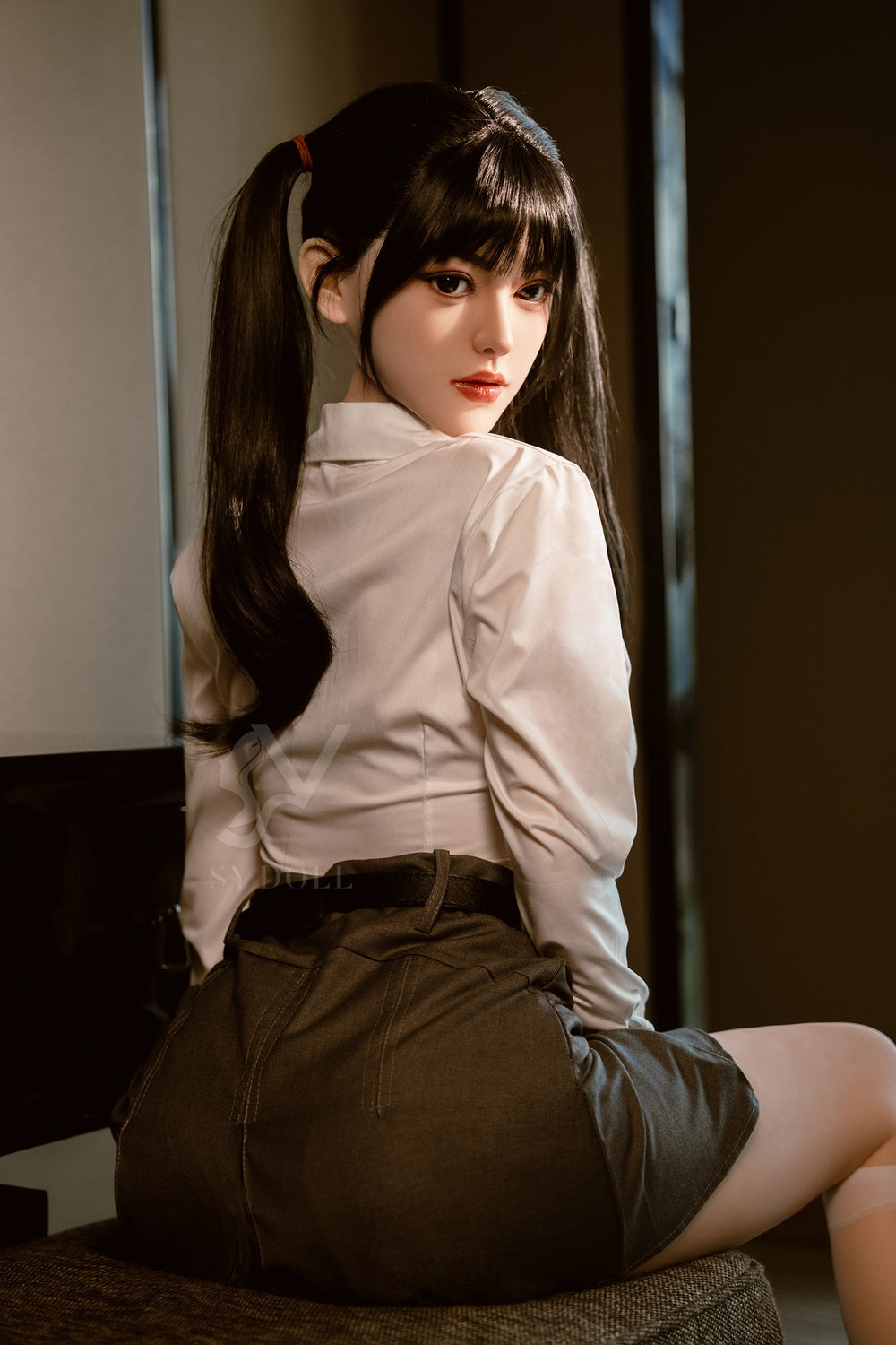 160cm/5ft3 D-Cup Asian Hybrid Sex Doll with Silicone Head Lena #290