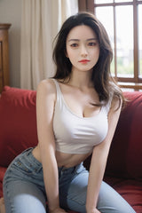 148cm/4ft10 Asian Real Size TPE Sex Doll Dora #221