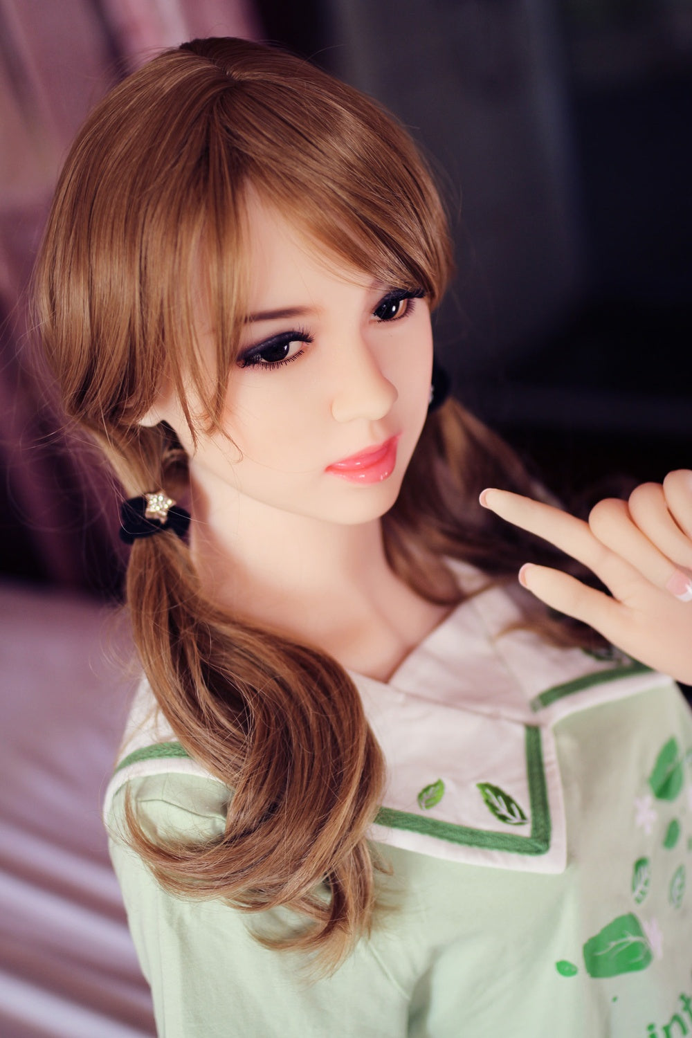 155cm/5ft1 A-Cup Asian Small Breast TPE Sex Doll Pearl #90