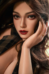 164cm/5ft5 European Movable Jaw ROS Full Silicone Sex Doll Luna #M18