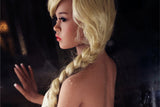 155cm/5ft1 A-Cup European Blonde Small Breast TPE Sex Doll Norma #15