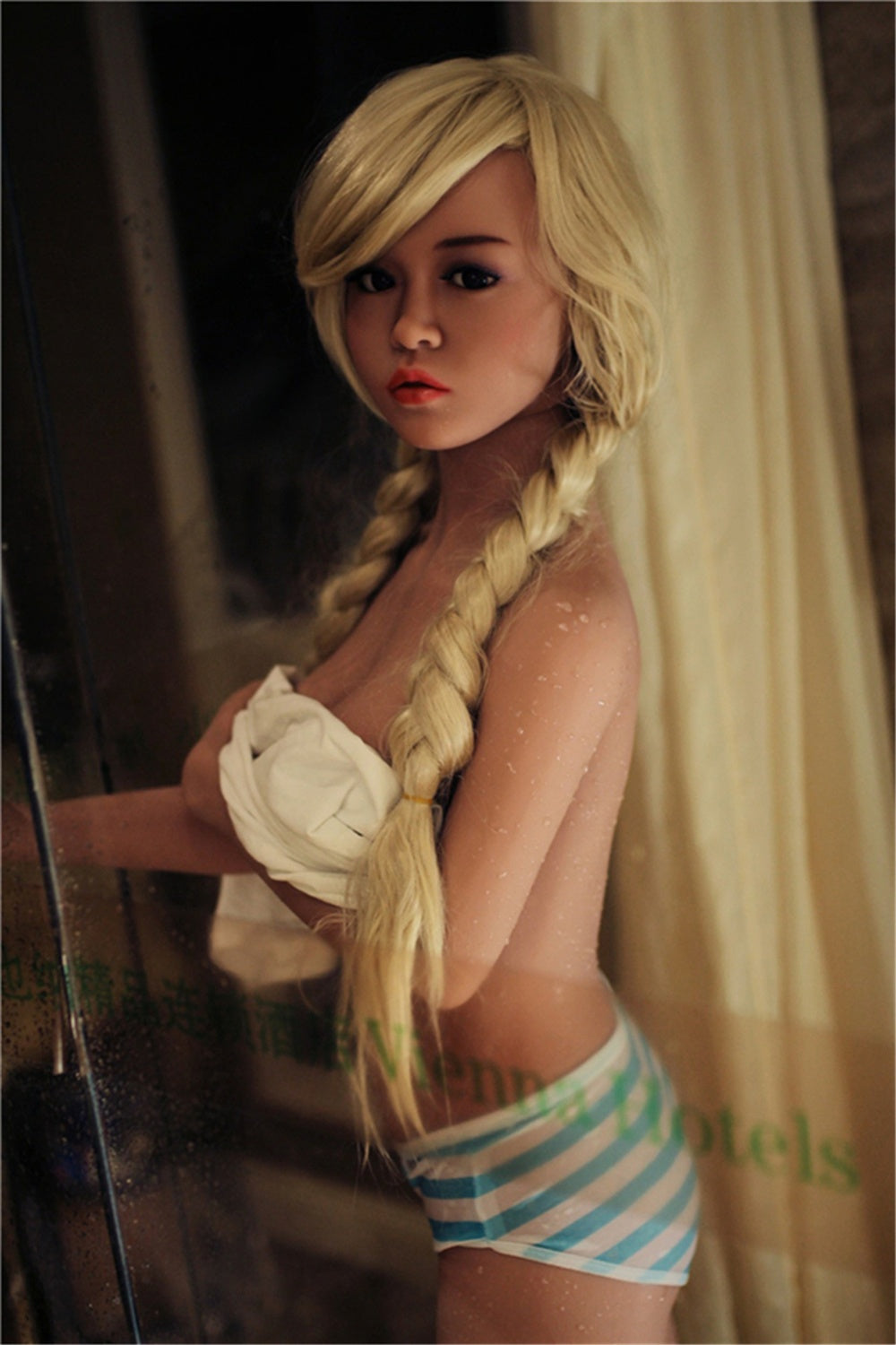 155cm/5ft1 A-Cup European Blonde Small Breast TPE Sex Doll Norma #15