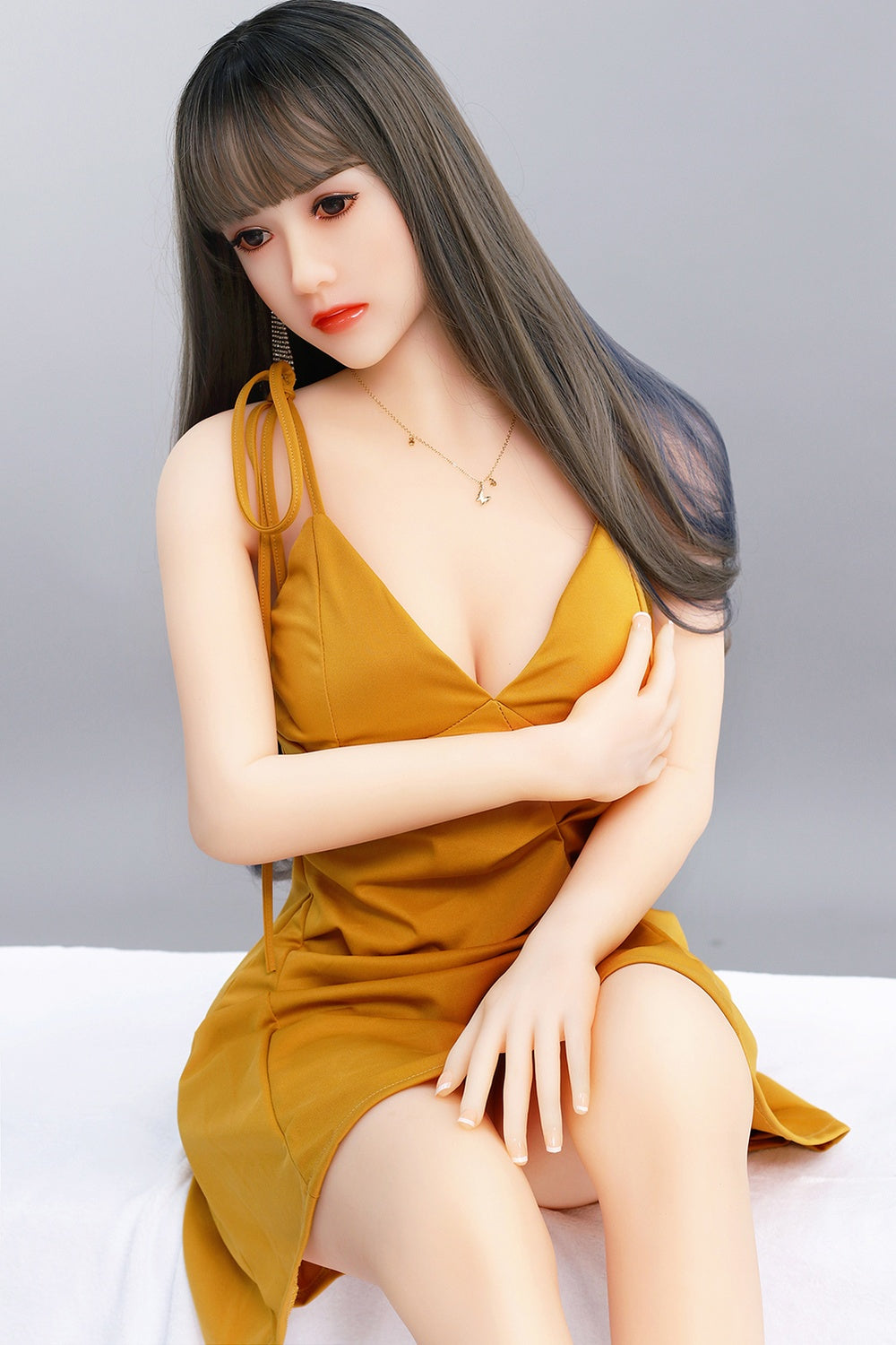 165cm/5ft5 Japanese Small Breast TPE Sex Doll Kaoru #37