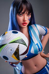 152cm/5ft C-Cup Movable Jaw ROS Hybird Sex Doll with Silicone Head Greta #M29