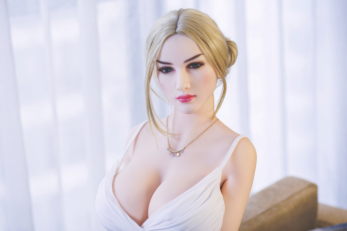 165cm/5ft5 European Blonde Big Breast TPE Sex Doll Anna #104