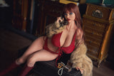161cm/5ft3 Real Skin Texture Hybrid Sex Doll with ROS Silicone Head Leigh #M55