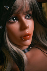 164cm/5ft5 Punk Girl Hybrid Sex Doll with ROS Silicone Head Hattie #M44