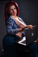 169cm/5ft7 European Hybrid Sex Doll with Silicone Head Rakel #251