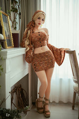 152cm/5ft C-Cup Lifelike Blonde TPE Sex Doll Gladys #319