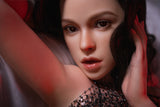 164cm/5ft5 European Movable Jaw ROS Full Silicone Sex Doll Amber #M28