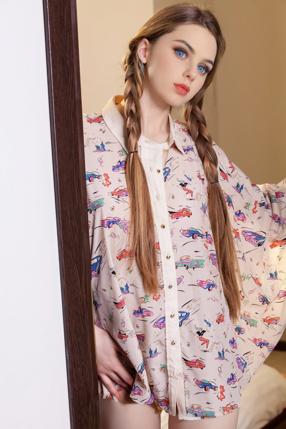 159cm/5ft3 Skinny Small Breast TPE Sex Doll Bertha #263