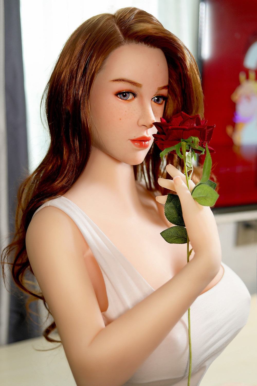158cm/5ft2 J-Cup European Big Breast TPE Sex Doll Ashley #263