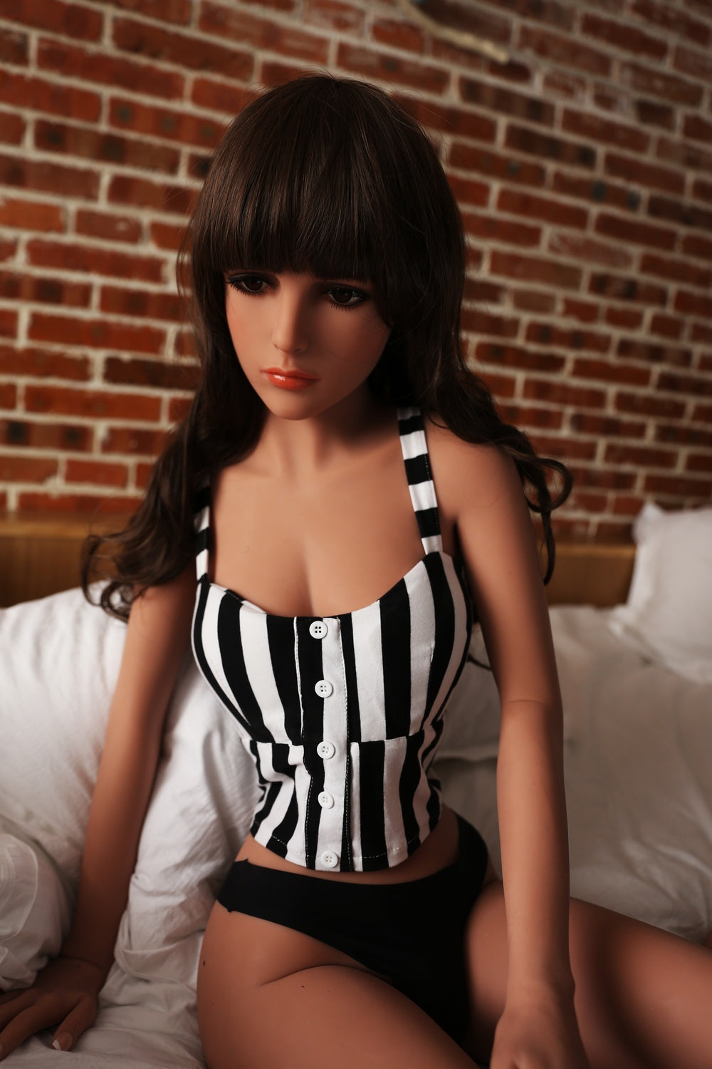 155cm/5ft1 Skinny Small Breasts TPE Sex Doll Dina #41