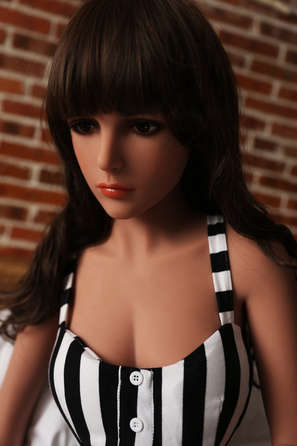 155cm/5ft1 Skinny Small Breasts TPE Sex Doll Dina #41