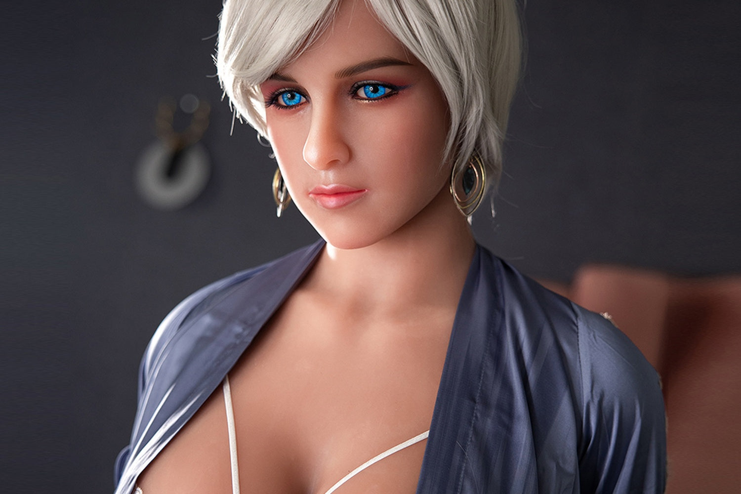 148cm/4ft10 E-Cup BBW Thick Thigh Chubby TPE Sex Doll Hazel #251