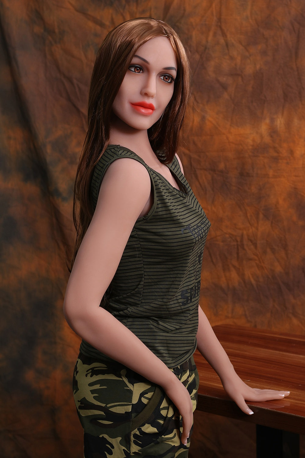 160cm/5ft3 A-Cup Milf Athletic TPE Sex Doll Alessia #98