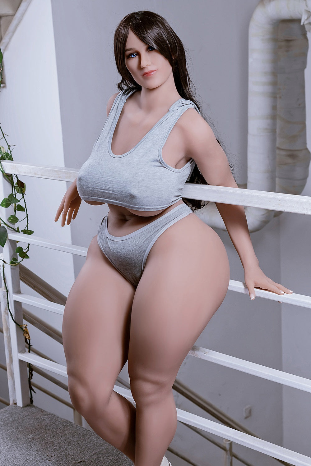 157/5ft2 J-Cup Chubby Thick BBW Huge Ass TPE Sex Doll Claudette #114