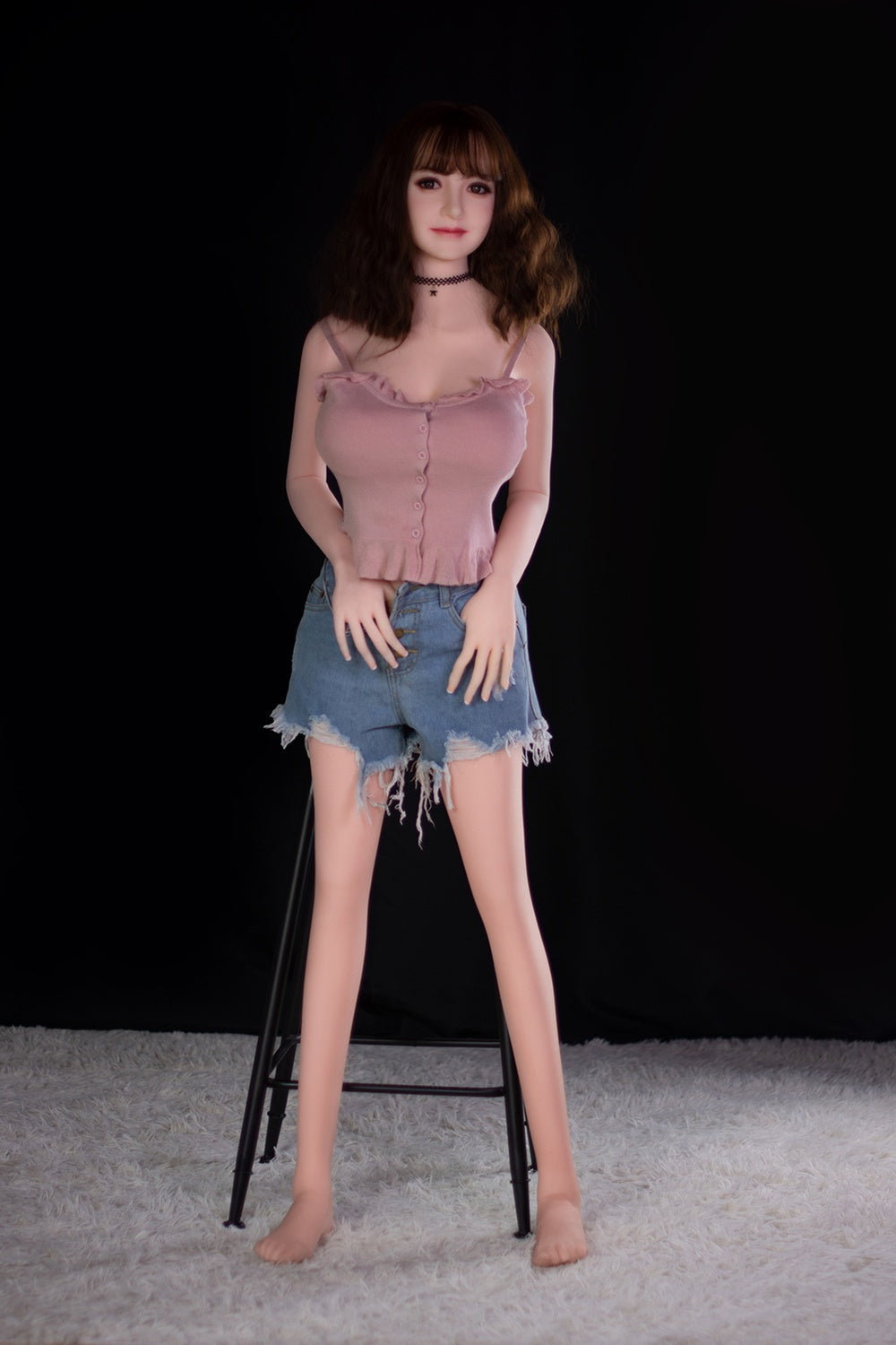 158cm/5ft2 G-Cup Big Breast Cute Smile TPE Sex Doll Mana #179