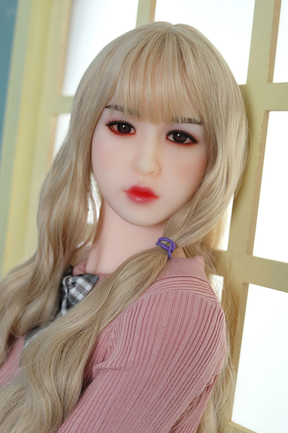 155cm/5ft1 A-Cup Blonde Asian TPE Sex Doll Chaewon #205