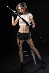 [EU In-Stock] 173cm/5ft8 Cosplay Hybird Sex Doll with ROS Silicone Head Harley Quinn #M7