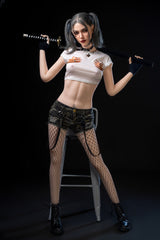 [EU In-Stock] 173cm/5ft8 Cosplay Hybird Sex Doll with ROS Silicone Head Harley Quinn #M7