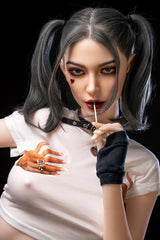 [EU In-Stock] 173cm/5ft8 Cosplay Hybird Sex Doll with ROS Silicone Head Harley Quinn #M7