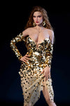 169cm/5ft7 D-Cup Real Skin Texture Full Silicone Sex Doll Geraldine #121