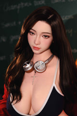 160cm/5ft3 Asian Thick Curvy Bubble Butt Full Silicone Sex Doll Kate