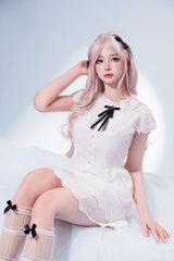 159cm/5ft3 D-Cup Asian Real Skin Texture Full Silicone Sex Doll Aihua #476