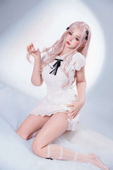 159cm/5ft3 D-Cup Asian Real Skin Texture Full Silicone Sex Doll Aihua #476