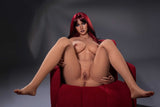 169cm/5ft7 D-Cup Redhead Real Skin Texture Full Silicone Sex Doll Chelsea #180