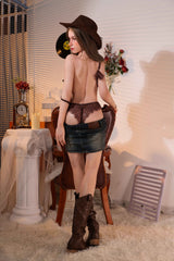 168cm/5ft6 Realistic Cowgirl Full Silicone Sex Doll Belinda