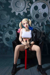 168cm/5ft6 C-Cup Harlequin-Inspired Cosplay TPE Sex Doll Noreen #3