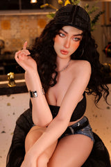 168cm/5ft6 Real Skin Texture Full Silicone Sex Doll Crystal