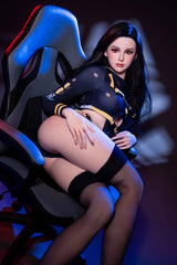 169cm/5ft7 D-Cup Real Skin Texture Full Silicone Sex Doll Emmy #471
