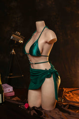 Real Skin Texture Mature Full Silicone Sex Doll Torso Everly #179
