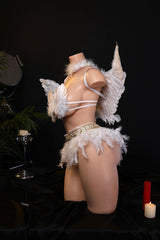 Real Skin Texture Elf Full Silicone Sex Doll Torso Riley #213