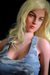 170cm/5ft7 Blonde Busty Hybrid Sex Doll with Silicone Head Meghan #S9